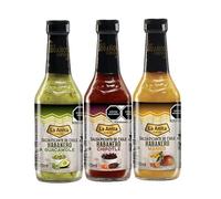 Salsas picantes mexicanas La Anita Habanero Chipotle, habanero Guacamole y habanero Mango Mix 120ml cada una