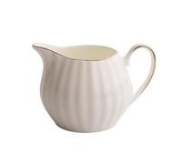 Salsera Compacto Casa Taza De Café Con Leche Borde Dorado Porcelana Hueso Europea Miel Salsera Jarra De Servir
