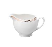 salsera Jarra de cerámica con borde dorado for café y leche, asa pico vertedor, 250 ml, for salsa salsera Vajilla de cocina