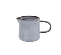 Salsera Jarra de leche de cerámica con esmalte modificado al horno de 230 ml con pico antigoteo, accesorios for té de la tarde y café. Jarra de leche
