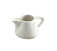 Salsera Jarra de leche de cerámica de estilo europeo con asa, 200 ml, for catering, hoteles y salseras. Jarra de leche(Blanco)