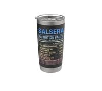 Salsera Salsa Queens Amantes del baile de salsa Vaso térmico de acero inoxidable de doble pared