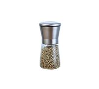 Salt and pepper shakers Molinillo de pimienta acero inoxidable Botella molienda manual Especias sésamo recién molidas, adecuado for cocina casera, restaurante, reunión al aire libre(S)