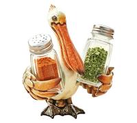 Salt and Pepper Shakers Set - Coastal Animal Figurine Seasoning Dispenser