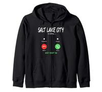 Salt Lake City está Llamando y Debo IR a Utah USA Viajando Sudadera con Capucha