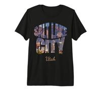 Salt Lake City, Utah Camiseta Premium