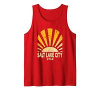 Salt Lake City, Utah - La soleada ciudad de Salt Lake, Utah Camiseta sin Mangas