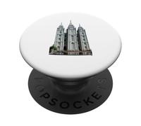Salt Lake City Utah Temple Architecture Souvenir Hito PopSockets PopGrip Adhesivo