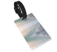 Salt Lake - Etiquetas compactas para equipaje con etiquetas de nombre personalizadas, accesorios de viaje fáciles de identificar