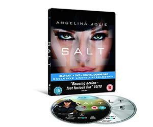 Salt Limited Edition Steelbook / Import / Blu Ray + DVD / Region Free.