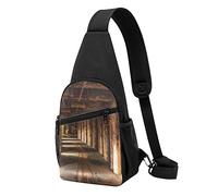 Salt Mine - Riñonera táctica con estampado de minas de sal para ciclismo, talla única, color negro, multicolor, Talla única, Mochilas con correa