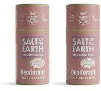 Salt Of the Earth Desodorante natural en palillo de repuesto de lavanda y vainilla, sin aluminio, vegano, protección de larga duración, aprobado por el Salto Bunny - fabricado en el Reino Unido - 75g