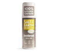 Salt of the Earth - Desodorante natural en roll-on - Ámbar y sándalo | Desodorante en roll-on de 75 ml. Vegano y sin experimentación con animales. Protección de larga duración.