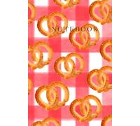 Salt Pretzels: A5 Notebook: Hand-drawn illustraion with dotted line grid
