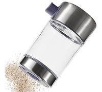 Salt Shaker with Lid, Pepper Shaker Bottle, Seasoning Dispenser, Glass Salt Shaker, Pepper Dispenser, Condiment Shaker, Seasoning Container, Kitchen Shaker Tools, Glass Seasoning Shaker, Salt