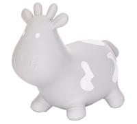 Saltador de Goma Vaca Gris con bomba de inflar Hoppimals