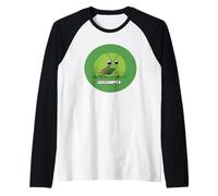 Saltamontes divertido y encantador para los amantes de la naturaleza Camiseta Manga Raglan