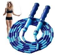 Saltar para niños - para saltar con cuentas de 8 pies, fitness ajustable, empuñaduras ergonómicas | Ejercicio de entrenamiento Entrenamiento Gimnasio PE Home Outdoor Cardio