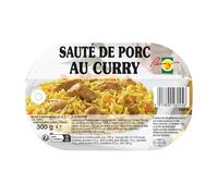 Salteado de cerdo al curry