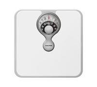Salter 484 WHDR Báscula Mecánico De Baño, Báscula de peso corporal de fácil lectura con lente de aumento, Plataforma Con Capacidad Máxima De 133kg, Lente De Aumento Incluido, Sin Pilas, Mide En Kg/lb
