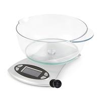 Salter 5KG Electronic Kitchen Scale with Jug - Silver