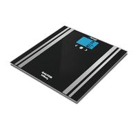 Salter 9159QVD BK3R Health Premium Bluetooth Smart Bathroom Analyser Scale, Measures Weight, Body Fat/Water, Muscle/Bone Mass, BMI/BMR, 4 User Memory, Connect to Smartphone using Salter Health App,