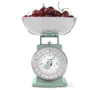 Salter Báscula mecánica atemporal - capacidad de 5 kg, tazón apto para lavavajillas de 1 litro, ideal para repostería, diseño clásico, dial de gran dígito fácil de leer