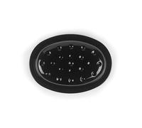 Salter Brilliance Self-Basting Roaster - Recubrimiento de Esmalte Vítreo, Antiadherente, Apto para Lavavajillas, Fabricado en el Reino Unido, 33 x 24 x 12 cm, Libre de PFAS, Asador, Negro con Motas