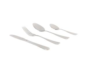 Salter BW03142 Juego De Cubiertos De Acero Inoxidable, Con 24 Piezas, De La Colección Elegance Newbury, Conjunto Duradero Y Resistente, Fabricado En Plata, Ideal Para 6 Personas, Con Diseño Atemporal