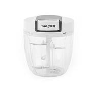 Salter BW12922EU7 Manuel - Coupe-légumes multifonction à Cordon de Traction, hachoir ail, oignon, piments, herbes, robot culinaire Pour Salade/Salsa, Lame en Acier inoxydable, Plastic