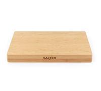 Salter BW13307EU7 Tabla de cortar de bambú - Bloque de carniceros de corte de madera grande, Tablero grueso para trabajo pesado para tallar carne, Cartutería de plato de queso, certificado FSC®, 40cm
