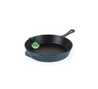 Salter Chester Sartén de Hierro Fundido - Sartén Universal de 26 cm, Apta para Horno Hasta 240 °C, Para Asar, Freír y Sellar, Placa Al Horno a La Mesa, Compatible con Inducción, Libre de PFAS, Verde