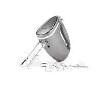 Salter EK4249GUNMETAL Cosmos Hand Mixer - Electric Baking Whisk, 5 Speed With Turbo Setting, Eject Function, Easy Cleaning, Includes 2 x Stainless Steel Mixing Beater and Dough Hooks, Grey, 300W