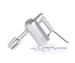 Salter EK5613BMMSVDE Aspen Mezcladora de Mano - Batidor Eléctrico para Hornear, Batidores y Ganchos para Masa, Base de Almacenamiento, 5 Velocidades con Función Turbo, Función de Expulsión, 300W