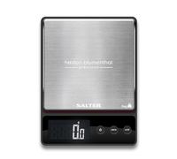 Salter HBBKDR 1140A Báscula Digital Para Cocina Con Gran Precision, De La Colección Heston Blumenthal, Máx. 5kg, Pesa En Incrementos De 0.5g, Medida Métrica/Imperial, Resistente Con Función Aquatronic