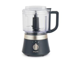 Salter Marino Mini picadora de alimentos - Dicer eléctrico compacto, picar cebollas, ajo y verduras, 2 velocidades, cuenco sin BPA de 500 ml, hoja de acero inoxidable, conducto de aceite/vinagre