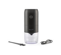 Salter molinillo de café recargable, sin cable, muelas cerámicas, 30 g | 35 g de café molido, un toque, compacto y portátil, cepillo incluido, para prensa francesa, filtro y espresso