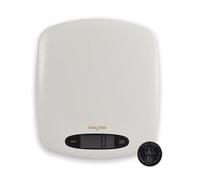 Salter Pebble Balanza Digital de Cocina - Balanza Electrónica para Hornear, Función Tara, Función Aquatronic, Mide Líquidos, Capacidad de 5 kg, Medidas Métricas/Imperiales, Pantalla LCD, Piedra.
