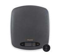 Salter Pebble Balanza Digital de Cocina - Balanza Electrónica para Hornear, Función Tare, Mide Líquidos, Capacidad de 5kg, Medidas Métricas/Imperiales, Pantalla LCD, Gris