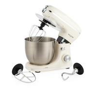 Salter Retro Cream Mixer - Mezclador eléctrico de cocina de alimentos de 5 L, cuenco extraíble de acero inoxidable, accesorios incluidos, gancho de masa, batidor de alambre, batidora, 8