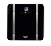 Salter SA00432FEU6 Smart Digital Báscula de baño -Bluetooth conecta con la aplicación Salter Health, 200 kg, mide el peso, grasa corporal/agua, masa muscular/ósea, BMI & BMR, 8 memoria de usuario