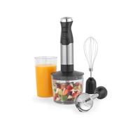 Salter Set de Batidora 3 en 1 600W - Batir, Mezclar y Picar, Incluye Accesorios de Batidor y Batidora, Bol para Picar de 500ml, Vaso de Almacenamiento de 700ml