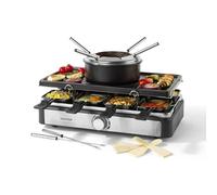 Salter Set de raclette y fondue 2 en 1, eléctrico, 1400 W