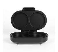 Salter XL Dual Omelette Maker - Placas de cocción profundas antiadherentes, Doble Cocedor de Huevos, Hace 2 Tortillas, No requiere voltear, Cocina con poco o nada de aceite, Fácil limpieza, 850W