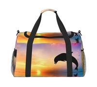 Salto de Delfines,Bolsas Deportivas, Bolsos de Viaje Deportivos Cruzados de Mano, Bolsas de Viaje de Gran Capacidad para Mujeres y Hombres.