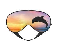 Salto de delfines, Cubreojos completos Antifaz bloqueador de luz Antifaz para dormir Antifaz suave con los ojos vendados Noche