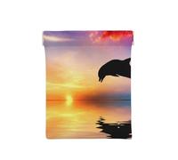 Salto de Delfines, Squeeze Top Wallet Bolsa de Almacenamiento para Mujer Monedero pequeño Bolsa de Cambio