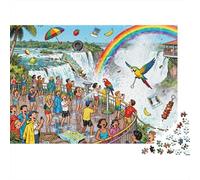 Salto del Iguazú, la Boca del Diablo, delirio Puzzle De Madera Impermeable DIY Puzzles De 1000 Piezas Regalos para Adultos Desafiante Y Estimulante Rompecabezas Juegos Desafiantes
