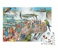 Salto del Iguazú, la Boca del Diablo, delirio Puzzle De Madera Impermeable Puzzles De 1000 Piezas Regalos para Adultos Imposible Rompecabezas Juegos Educativos