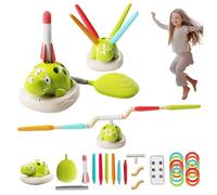 Salto musical 3 en 1, divertido juguete interactivo para saltar y lanzar, juguetes para niños con control remoto para niñas y niños de 3 a 5 años